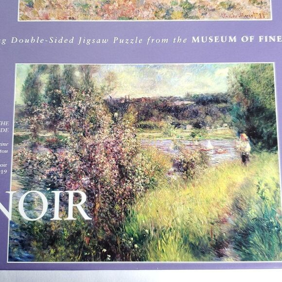 NEW Monet Renoir Double Side Jigsaw Puzzle 551pc MFA Museum Fine Arts Boston - Picture 3 of 5